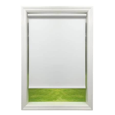 Trama 37 x 72 in. Linen Shade, White 2009293